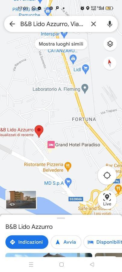 B&B Lido Azzurro 卡坦扎罗 外观 照片